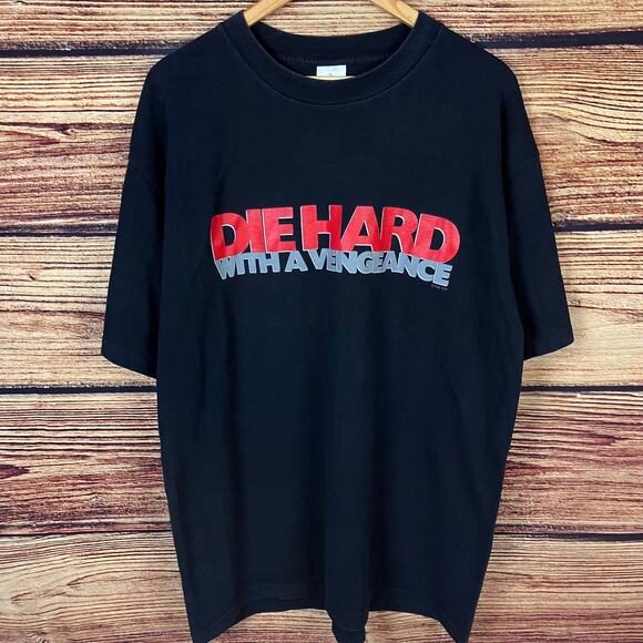 Vintage 1995 Die Hard With A Vengeance Movie Promo T-shirt - Picture 3 of 9
